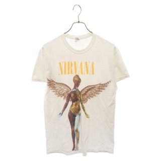 VINTAGE ヴィンテージ 00s VINTEGE NIRVANA IN UTERO TEE ニルヴァーナ インユーテロ 両面プリント半袖Tシャツ カットソー ホワイト ヴィンテージ(Tシャツ/カットソー(半袖/袖なし))