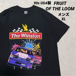 フルーツオブザルーム(FRUIT OF THE LOOM)の90s USA製 FRUIT OF THE LOOM Tシャツ メンズ XL(Tシャツ/カットソー(半袖/袖なし))