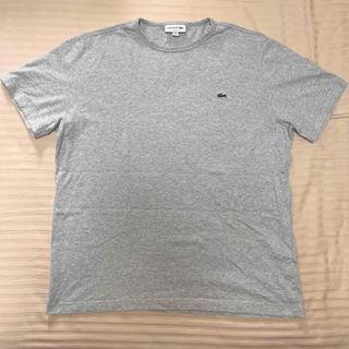 ラコステTシャツ ライトグレー メンズ US XL(Tシャツ/カットソー(半袖/袖なし))