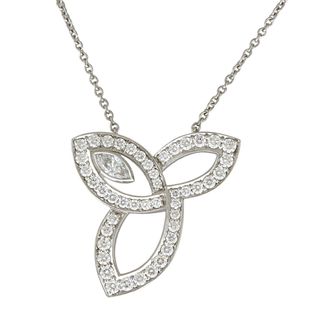 HARRY WINSTON - ハリーウィンストン リリークラスター ネックレス Pt950プラチナ ダイヤモンド レディース HARRY WINSTON  中古