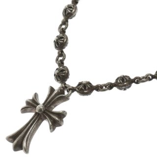 クロムハーツ(Chrome Hearts)のCHROME HEARTS クロムハーツ #1 CRSBL CHN SML CH CRS/クロスボールチェーンスモールCHクロス シルバーネックレス 20inch(ネックレス)