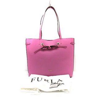 Furla - フルラ FURLA トートバッグ リボンモチーフ レザー ピンク