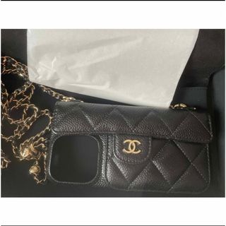 シャネル(CHANEL)のはさはさ様専用　正規　新品　未使用　シャネル　iPhone14 pro  ケース(名刺入れ/定期入れ)