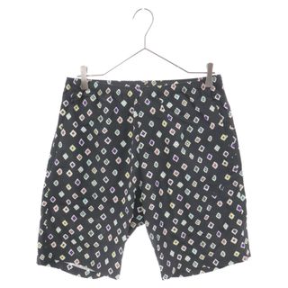 ニードルス(Needles)のNeedles ニードルス ND Print Nylon Shorts 総柄プリントナイロンショーツ ブラック(ショートパンツ)