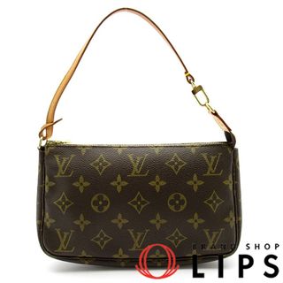 ルイヴィトン(LOUIS VUITTON)のルイ・ヴィトン ポシェットアクセソワール  M51980 モノグラム レディースハンドバッグ
 ブラウン 廃盤品【中古】(ハンドバッグ)