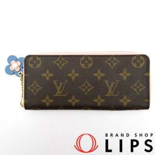 ルイヴィトン(LOUIS VUITTON)のルイ・ヴィトン ポルトフォイユ クレマンス フラワー  M63896 モノグラム レディース ローズバレリーヌ/ブルージーン【中古】(財布)