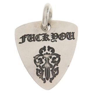 クロムハーツ(Chrome Hearts)のCHROME HEARTS クロムハーツ GUITAR PICK ギターピック ペンダント シルバーネックレストップ シルバー(ネックレス)