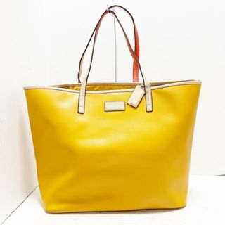 コーチ(COACH)のCOACH(コーチ) トートバッグ パークメトロレザートート F24341 ダークイエロー×ベージュ×レッド PVC(塩化ビニール)×レザー(トートバッグ)