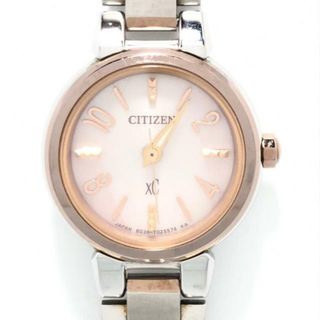 シチズン(CITIZEN)のCITIZEN(シチズン) 腕時計 XC(クロスシー) B036-T016596 レディース ピンクシェル(腕時計)