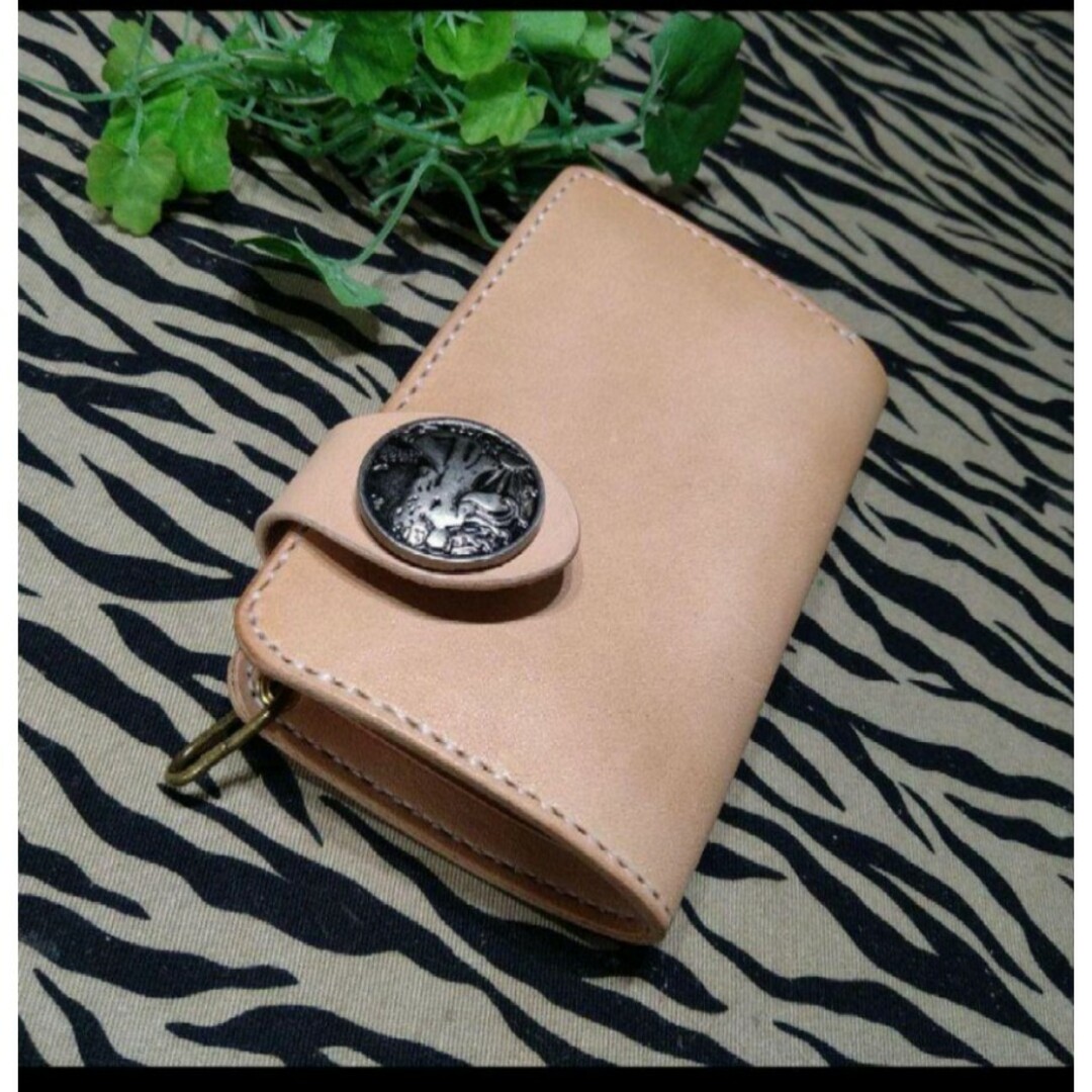 栃木レザー - leather Wallet 栃木レザー ヌメ革2つ折り 栃木レザー - leather Wallet 栃木レザー ヌメ革2つ折り