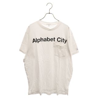 エンジニアードガーメンツ(Engineered Garments)のEngineered Garments エンジニアド ガーメンツ EG Alphabet City Print T アルファベットシティ 半袖Tシャツ ホワイト(Tシャツ/カットソー(半袖/袖なし))