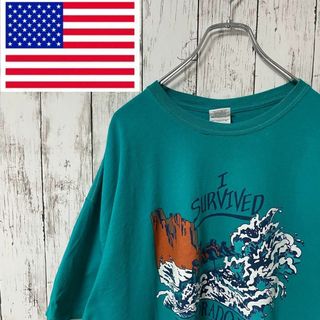 GILDAN アメリカ古着 オーバーサイズプリントTシャツ 古着男子 古着女子(Tシャツ/カットソー(半袖/袖なし))