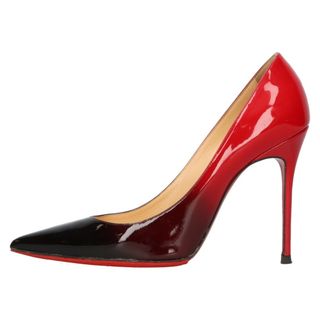 クリスチャンルブタン(Christian Louboutin)のCHRISTIAN LOUBOUTIN クリスチャンルブタン Kate 100 ケイト グラデーションカラー パテントレザー ハイヒール パンプス 3191412M283 レッド/ブラック レディース(ハイヒール/パンプス)