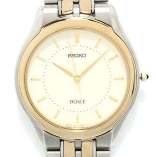 セイコー(SEIKO)のSEIKO(セイコー) 腕時計 DOLCE(ドルチェ) 8J41-6030 アイボリー(腕時計)