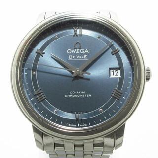 オメガ(OMEGA)のOMEGA(オメガ) 腕時計 デビルプレステージコーアクシャル 424.10.37.50.03.002 メンズ SS ブルーグレー(その他)