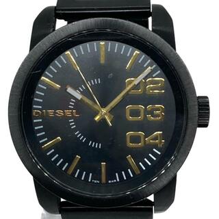 ディーゼル(DIESEL)のDIESEL(ディーゼル) 腕時計 DZ-1566 メンズ 黒×ゴールド(その他)