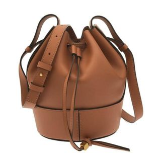 ロエベ(LOEWE)のLOEWE(ロエベ) ショルダーバッグ美品  バルーンバッグ スモール 326.75AC31 ブラウン 巾着型 レザー(ショルダーバッグ)