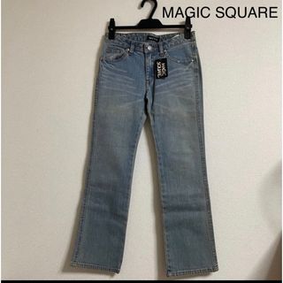 新品 難あり 6195円 MAGIC SQUARE デニムパンツ S タグ付き(デニム/ジーンズ)