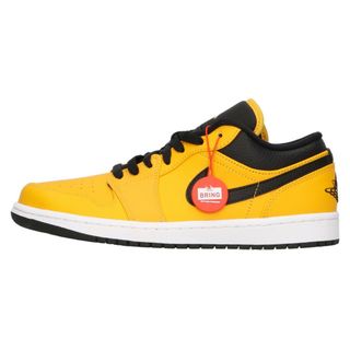 ナイキ(NIKE)のNIKE ナイキ AIR JORDAN 1 LOW エア ジョーダン ロー ローカットスニーカー イエロー 553558-700 US8/26cm(スニーカー)