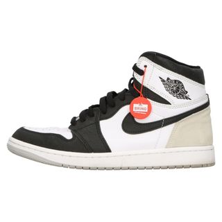 ナイキ(NIKE)のNIKE ナイキ AIR JORDAN1 RETRO HIGH OG Bleached Coral エアジョーダン1 ブリーチド コーラル ハイカットスニーカー グレー US9.5/27.5cm 555088-108(スニーカー)