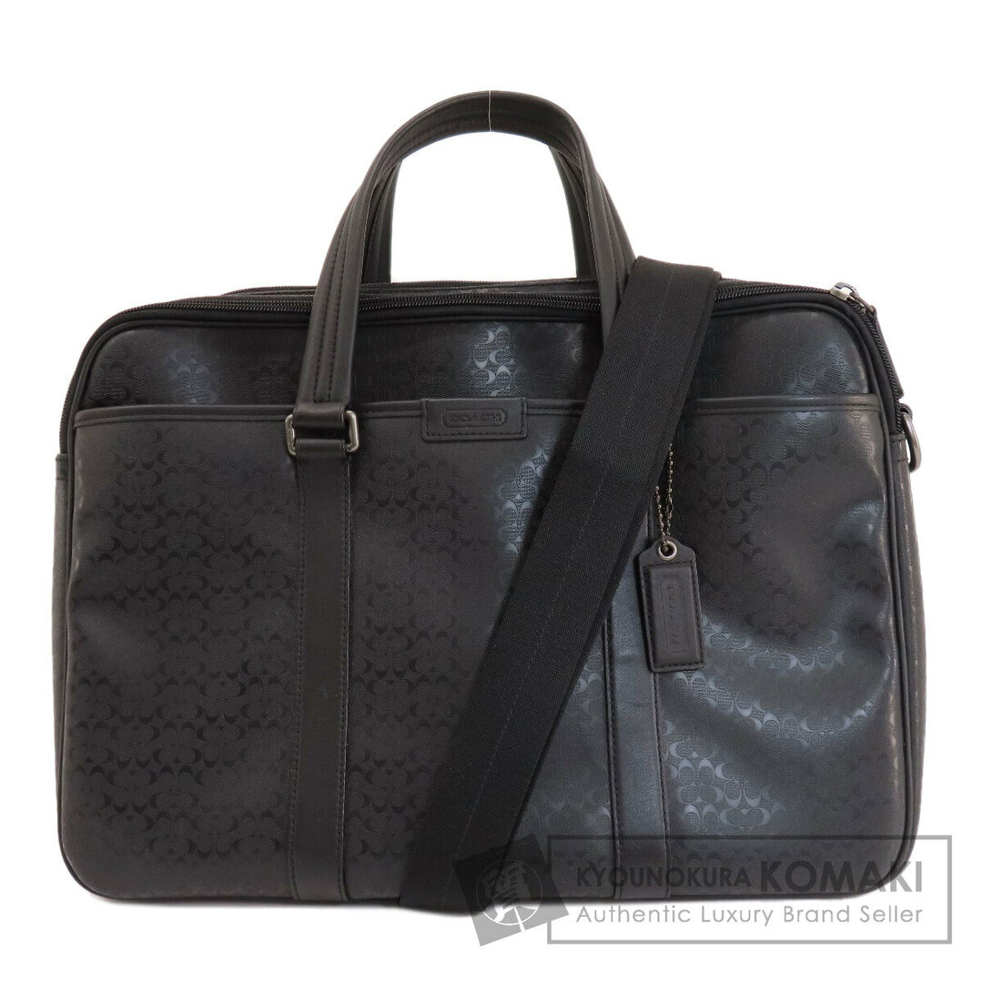 COACH F70766 ブリーフケース シグネチャー ビジネスバッグ PVC COACH F70766 ブリーフケース シグネチャー ビジネスバッグ PVC