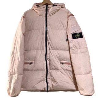 ストーンアイランド(STONE ISLAND)のSTONE ISLAND(ストーンアイランド) ダウンジャケット サイズXL メンズ - 771540223 ライトピンク 長袖/冬(ダウンジャケット)