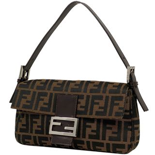 フェンディ(FENDI)のフェンディ ズッカ柄 マンマバケット レディース 【中古】(ショルダーバッグ)