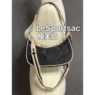 LeSportsac - LeSportsac バッグ　ショルダーバッグ 2WAY 黒　ブラック　極美品