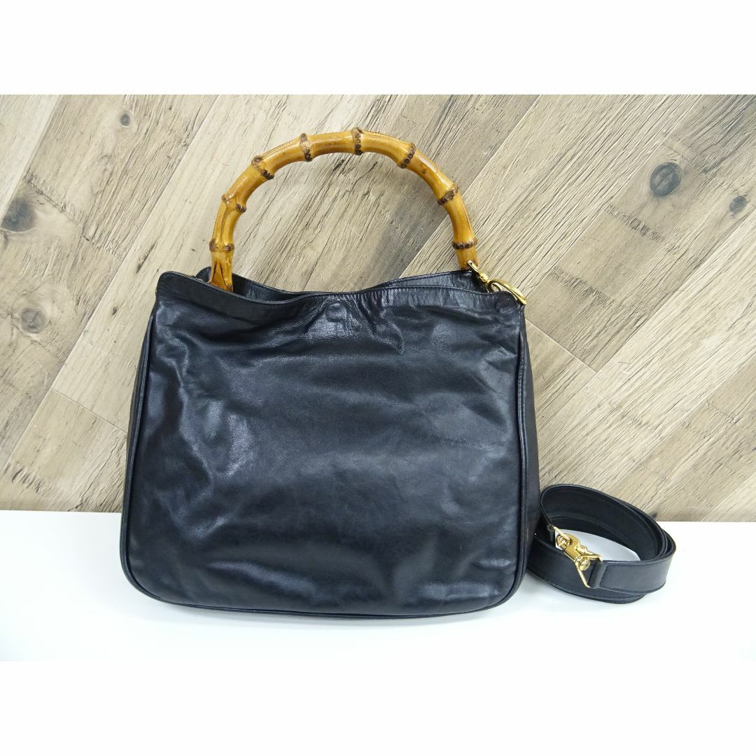 GUCCI - M広150 / GUCCI グッチ ハンドバッグ 2way バンブー レザー