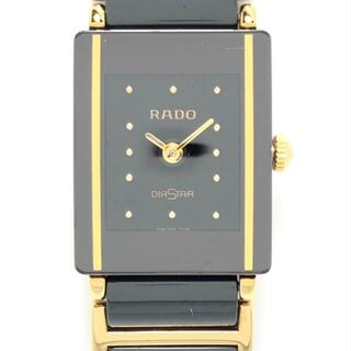 ラドー(RADO)のRADO(ラドー) 腕時計 ダイアスター 153.0283.3N レディース 黒(腕時計)