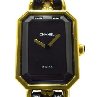 シャネル(CHANEL)のCHANEL(シャネル) 腕時計 プルミエール H0001 レディース サイズ：L 黒(腕時計)