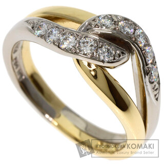 ミキモト(MIKIMOTO)のMIKIMOTO ダイヤモンド コンビ リング・指輪 K18YG K14WG レディース(リング(指輪))