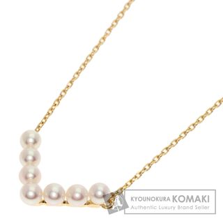 タサキ(TASAKI)のTASAKI ベビーパール 真珠 ネックレス K18PG レディース(ネックレス)