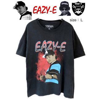 EAZY-E　イージー・イー　Tシャツ　L　黒　USA古着(Tシャツ/カットソー(半袖/袖なし))