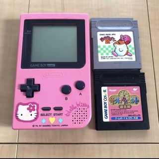 任天堂 - ゲームボーイ　ハローキティデザイン　カセット2セット