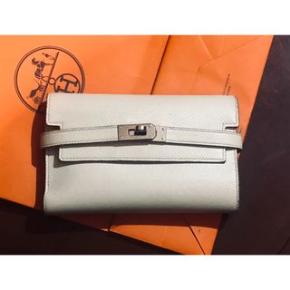 エルメス(Hermes)のエルメス　ケリーウォレット　ミディアム　色クレ(財布)