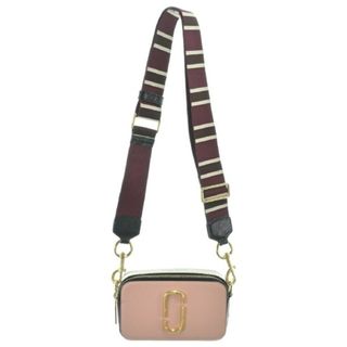 マークジェイコブス(MARC JACOBS)のMARC JACOBS ショルダーバッグ - ピンクx赤紫xベージュ 【古着】【中古】(ショルダーバッグ)