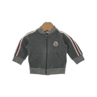 モンクレール(MONCLER)のMONCLER モンクレール パーカー 62cm グレーx白x赤 【古着】【中古】(Tシャツ/カットソー)