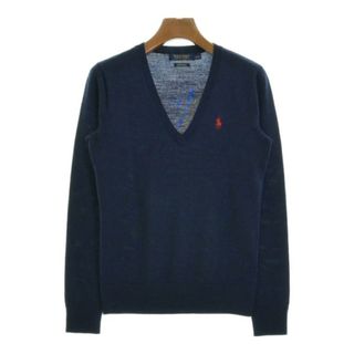 ポロゴルフ(Polo Golf)のPOLO GOLF ポロゴルフ ニット・セーター S 紺 【古着】【中古】(ニット/セーター)