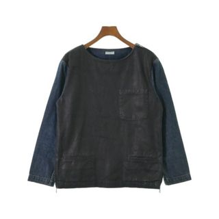 ドリスヴァンノッテン(DRIES VAN NOTEN)のDRIES VAN NOTEN カジュアルシャツ 46(M位) 青x黒 【古着】【中古】(シャツ)