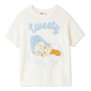 スナイデルホーム(SNIDEL HOME)のスナイデルホーム　tweety コラボ ニットプルオーバー アイボリー　白★新品(ルームウェア)