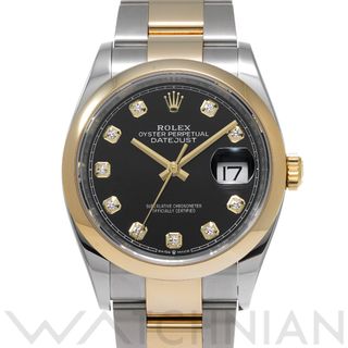 ロレックス(ROLEX)の中古 ロレックス ROLEX 126203G ランダムシリアル ブラック /ダイヤモンド メンズ 腕時計(腕時計(アナログ))