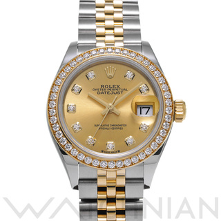 ロレックス(ROLEX)の中古 ロレックス ROLEX 279383RBR ランダムシリアル シャンパン /ダイヤモンド レディース 腕時計(腕時計)