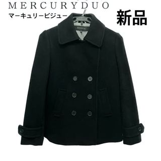 マーキュリーデュオ(MERCURYDUO)の新品　MERCURY Bijouマーキュリー　アウター　黒　ピーコート(ピーコート)