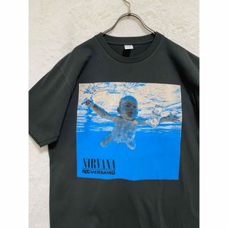 MUSIC TEE - 古着 NIRVANA ニルヴァーナ バンドTシャツ Men's-L スミクロ