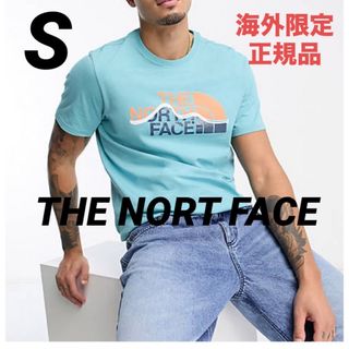 ザノースフェイス(THE NORTH FACE)のノースフェイス メンズ 半袖 Tシャツ ロゴ ハーフドーム ブルー S(Tシャツ/カットソー(半袖/袖なし))