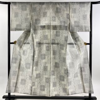 紬 身丈154cm 裄丈64cm 正絹 秀品 【中古】(着物)