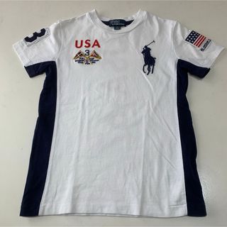 ポロラルフローレン(POLO RALPH LAUREN)の【美品】ラルフローレン Tシャツ 120cm 半袖 USA ビッグポニー 男の子(Tシャツ/カットソー)