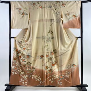 訪問着 身丈158.5cm 裄丈65cm 正絹 秀品 【中古】(着物)