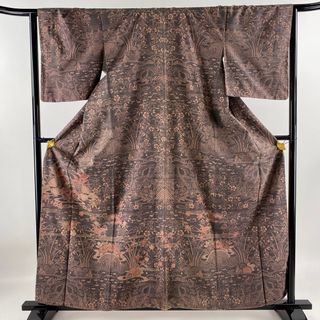 訪問着 身丈160.5cm 裄丈65cm 正絹 優品 【中古】(着物)